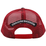 Chrome Hearts Matty Boy Sex Records Logo Trucker Hat Red/White