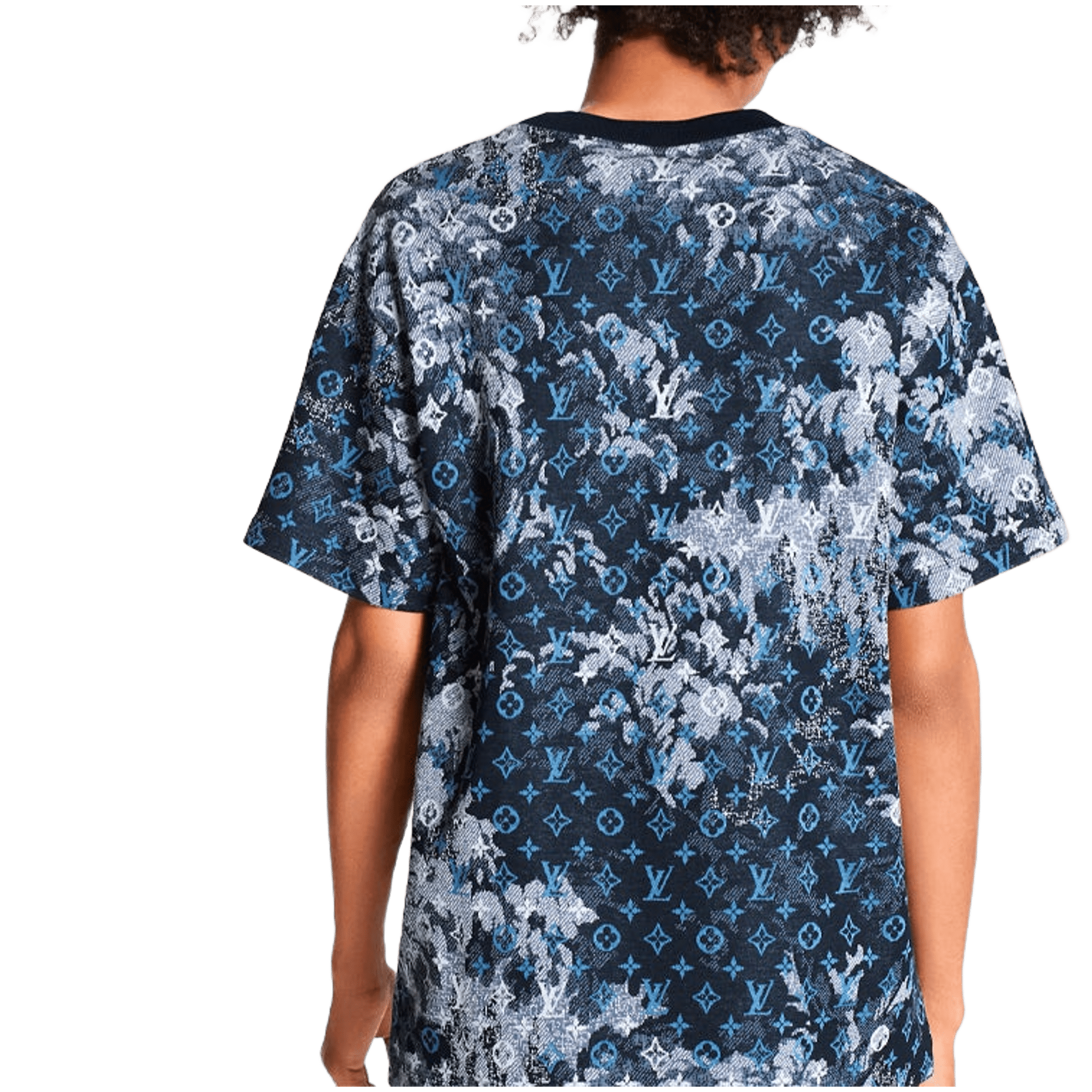 Louis Vuitton LV Monogram Tapestry Vintage Floral Pattern Short Sleeve T-shirt - Morely TrendsLouis Vuitton Type here:)