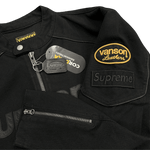 Supreme Vanson Leathers Cordura Cotton Jacket Black