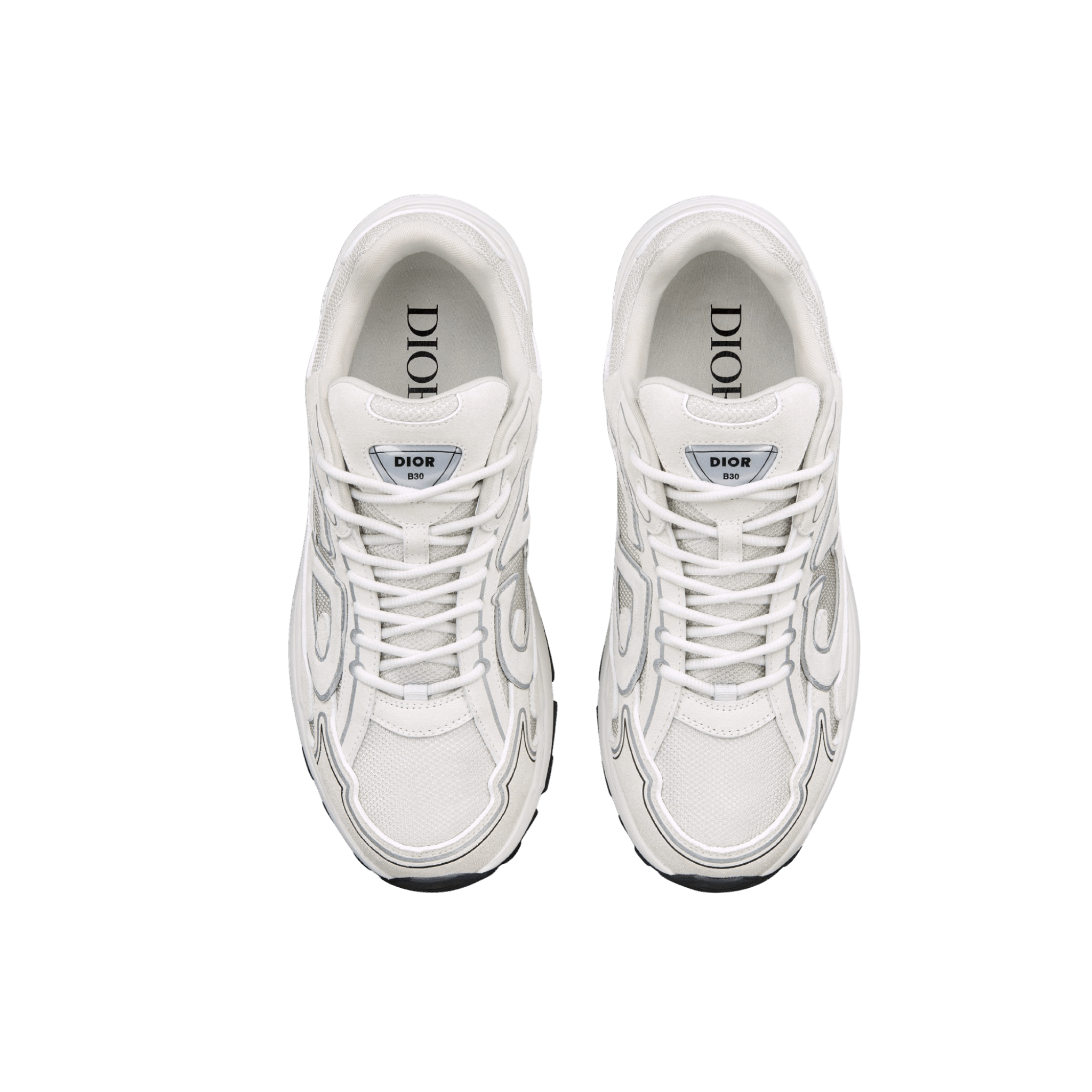 Dior B30 Countdown Sneaker Ecru Suede White