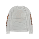 Chrome Hearts Stripe Dagger Logo Long Sleeve T-Shirt White - Morely TrendsChrome Hearts Type here:)