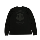 Chrome Hearts Paris Exclusive Fleur Logo Long Sleeve T-Shirt Black