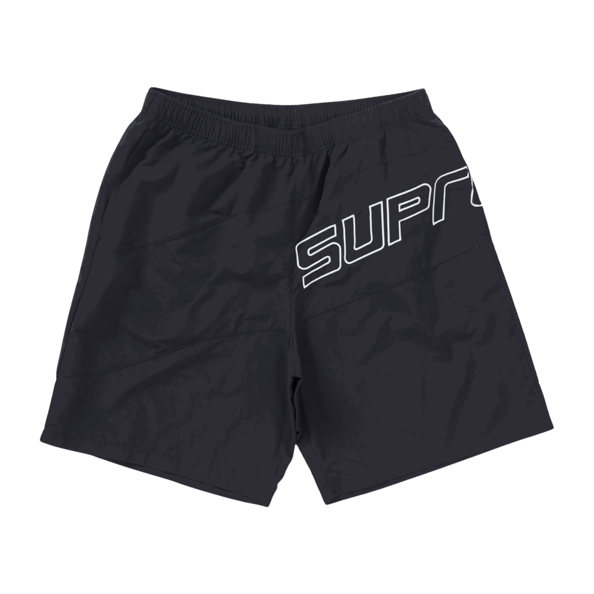 Supreme Curve Nylon Short Black