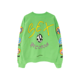 Chrome Hearts Matty Boy Sex Records Crewneck Sweatshirt Citrus