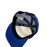 Chrome Hearts Men's Blue Trucker Cap Camo Cross