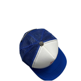 Chrome Hearts Eyechart Trucker Cap Blue