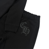 Chrome Hearts 711 Cemetery CH Logo Sweatshirt Tracksuit Black