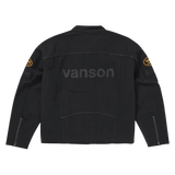 Supreme Vanson Leathers Cordura Cotton Jacket Black