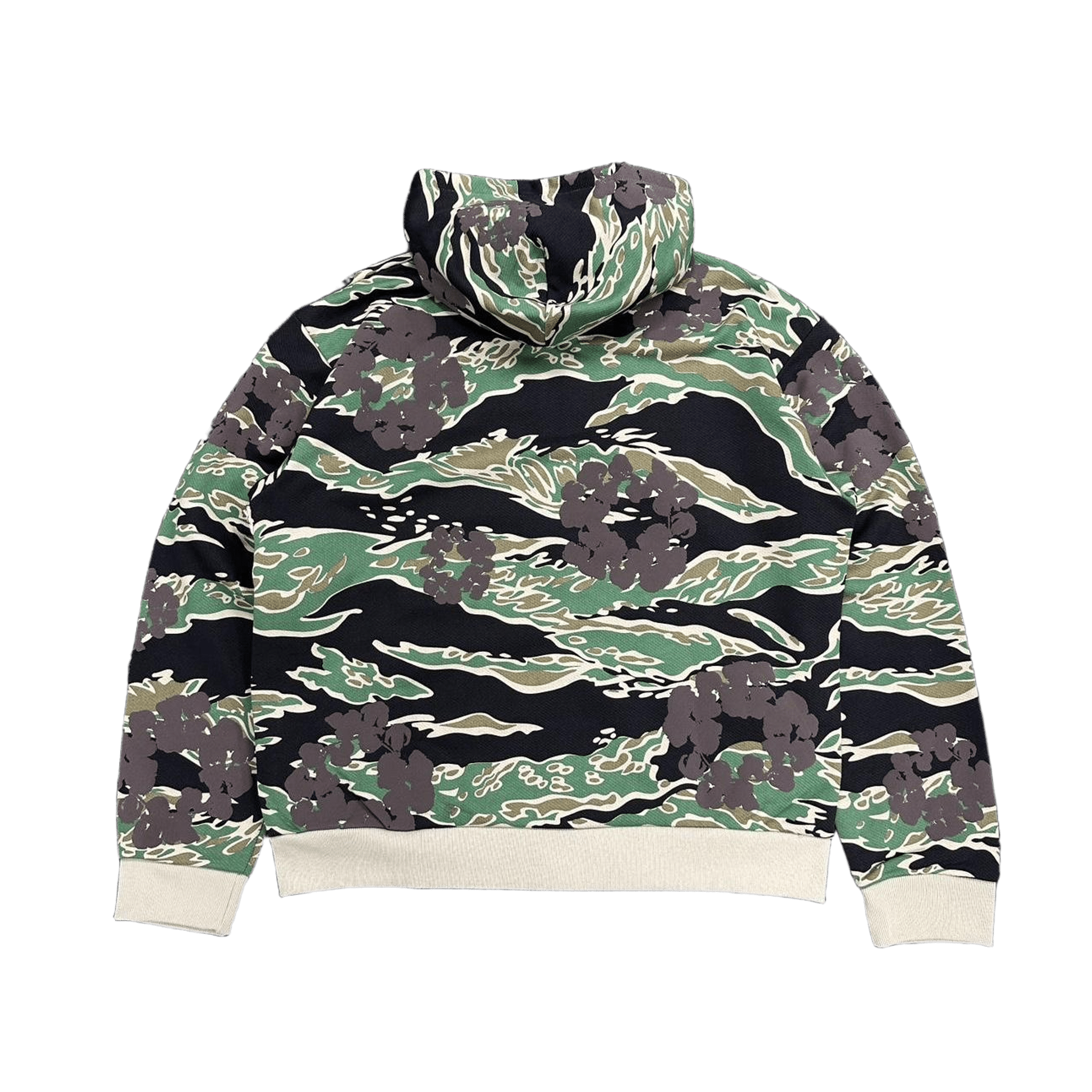 Denim Tears Forest Camo Cotton Wreath Zip Up Hoodie Green - Morely TrendsDenim Tears Type here:)