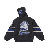 Supreme Mitchell & Ness NCAA Hooded Stadium Jacket Black