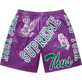 Supreme Varsity Mesh Short Purple