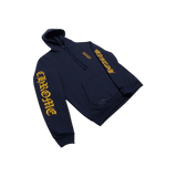 Chrome Hearts Logo Hoodie Navy