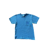 Chrome Hearts Blue Miami Horseshoe Logo T-Shirt