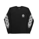 Chrome Hearts Manchester Exclusive Horseshoe Logo Long Sleeve T-Shirt Black