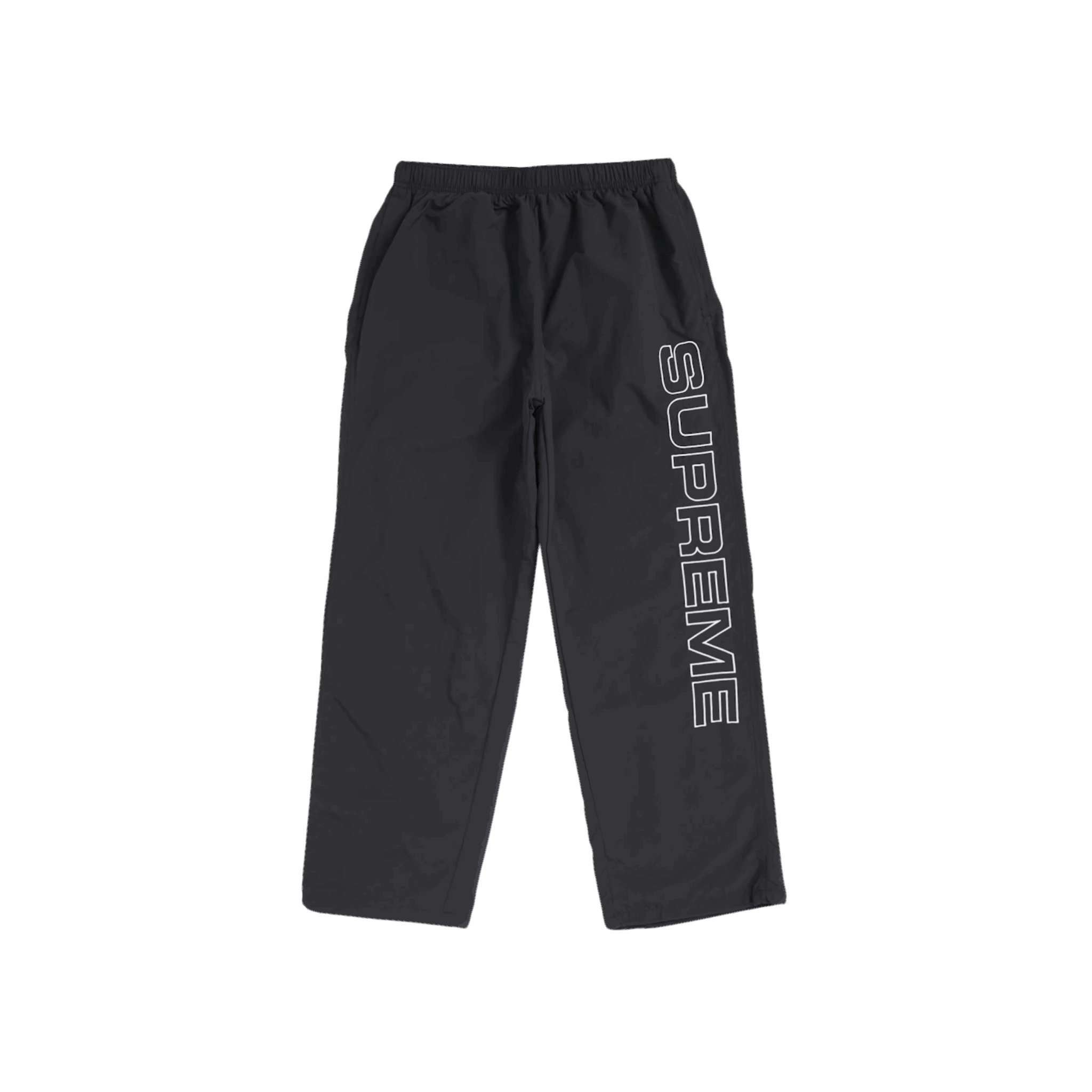 Supreme Spellout Embroidered Track Pant (FW24) Black