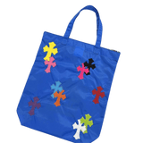 Chrome Hearts DSM Dover Street Market 20th Anniversary Multicolour Leather Cross Patch Tote Bag Blue