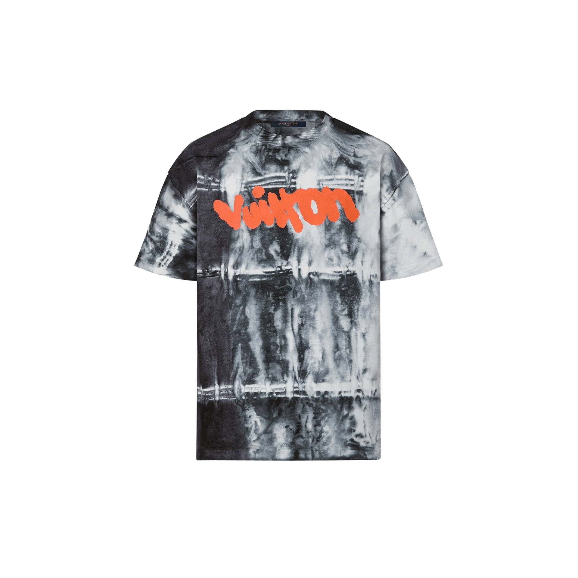 Louis Vuitton タイダイ Tシャツ グレー/オレンジ Louis Vuitton タイダイ Tシャツ グレー/オレンジ Louis Vuitton