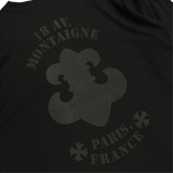 Chrome Hearts Paris Exclusive Fleur Logo Long Sleeve T-Shirt Black