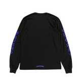 Chrome Hearts 1988 Neck Logo Long Sleeve T-shirt Black/Blue