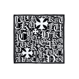 Chrome Hearts FU Scarf Black/White