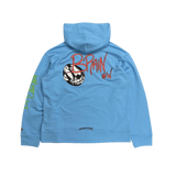 Chrome Hearts Matty Boy Brain New Logo Hoodie Blue
