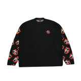 Chrome Hearts Men's Black and Red Sweatshirt
