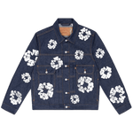 Denim Tears Type II All Over Wreath Jacket Indigo Denim - Morely TrendsDenim Tears Type here:)