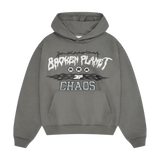 Broken Planet Chaos Hoodie Gunmetal Grey