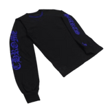 Chrome Hearts 1988 Neck Logo Long Sleeve T-shirt Black/Blue
