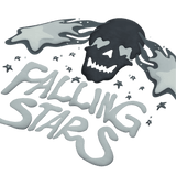 Broken Planet Falling Stars Hoodie Dark Gray