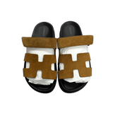 Hermes Chypre Sandal Natural Tan Suede - Morely TrendsHermes Type here:)