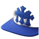 Chrome Hearts Cemetery Trucker Hat Blue - Morely TrendsChrome Hearts Type here:)