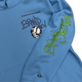 Chrome Hearts Matty Boy Brain New Logo Hoodie Blue