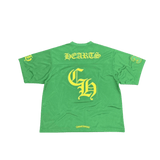 Chrome Hearts Men's Green and Yellow T-shirt