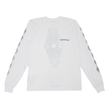 Chrome Hearts Floral Cross L/S T-shirt White