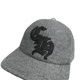 Chrome Hearts Leather CH LA Logo Wool Cap Grey