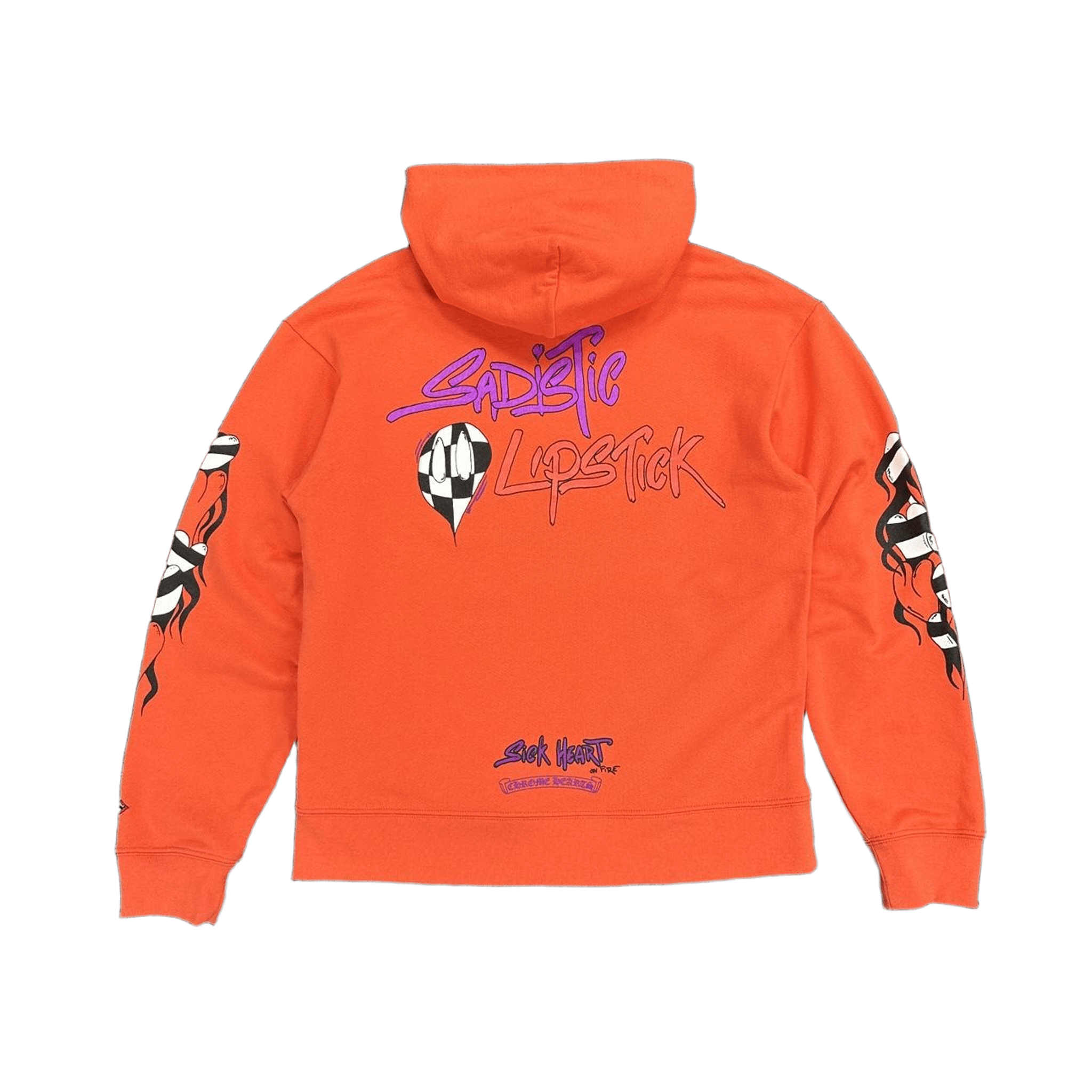 Chrome Hearts Matty Boy Sadistic Lipstick Hoodie Orange - Morely TrendsChrome Hearts Type here:)
