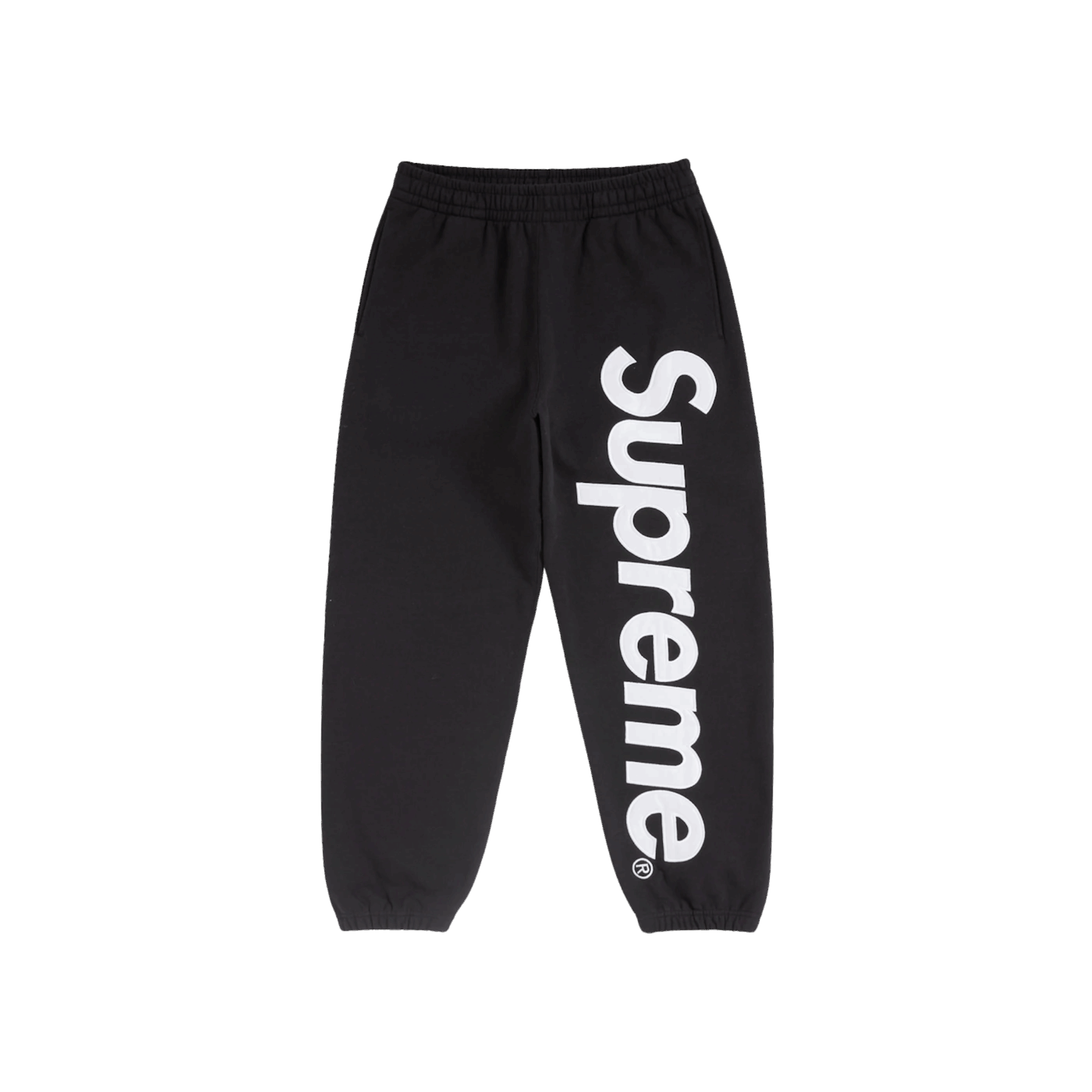 Supreme Satin Applique Sweatpant FW24 Black