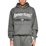 Broken Planet Chaos Hoodie Gunmetal Grey