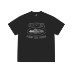 Corteiz Reflective Alcatraz Tee Triple Black