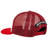 Chrome Hearts Matty Boy Sex Records Logo Trucker Hat Red/White
