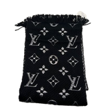 Louis Vuitton Logomania Scarf Black