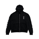 Chrome Hearts Vertical Logo Zip Up Hoodie