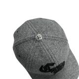 Chrome Hearts Leather CH LA Logo Wool Cap Grey