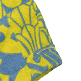 Chrome Hearts CRS Cross Pile Towel Shorts Yellow Blue