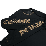Chrome Hearts Fuck You Neck Logo Long Sleeve T-Shirt Black