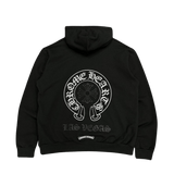 Chrome Hearts Las Vegas Anniversary Exclusive Horseshoe Logo Hoodie Black