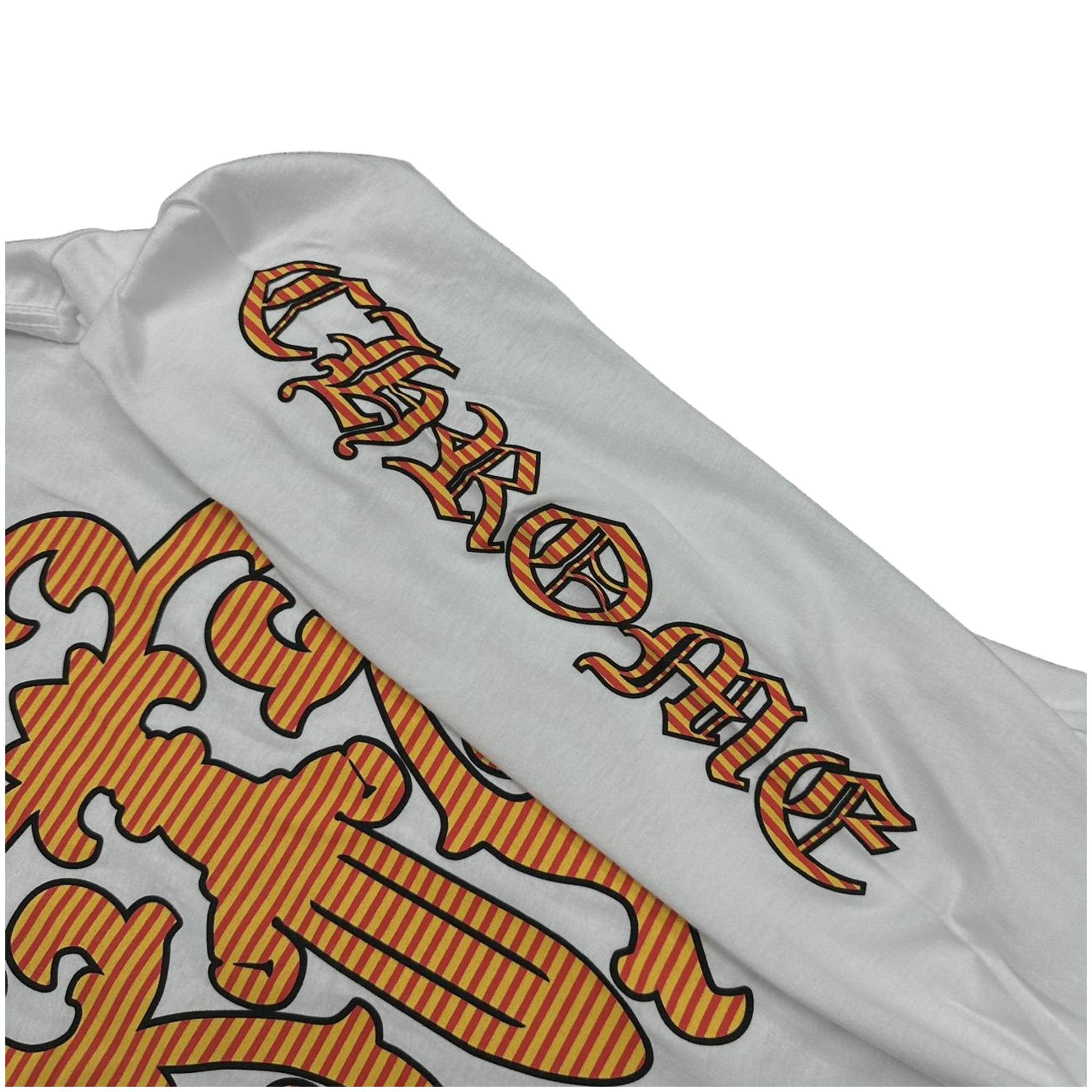 Chrome Hearts Stripe Dagger Logo Long Sleeve T-Shirt White - Morely TrendsChrome Hearts Type here:)
