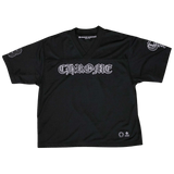 Chrome Hearts Mesh Stadium Football Jersey Black