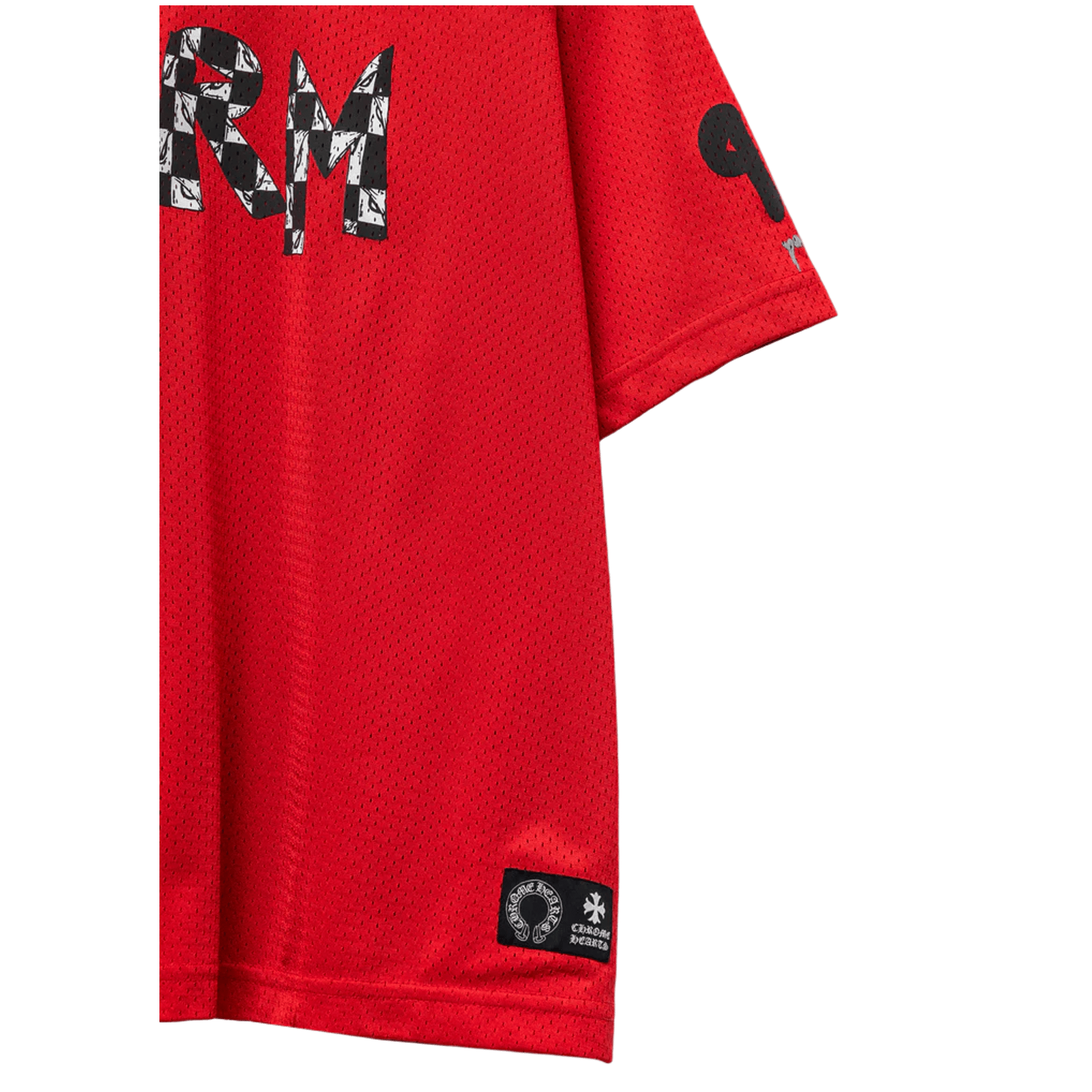 Chrome Hearts x Matty Boy Football Form Short Sleeve Jersey Red - Morely TrendsChrome Hearts Type here:)
